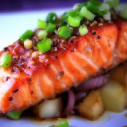 Teaser Image: Honey Garlic Glazed Salmon
